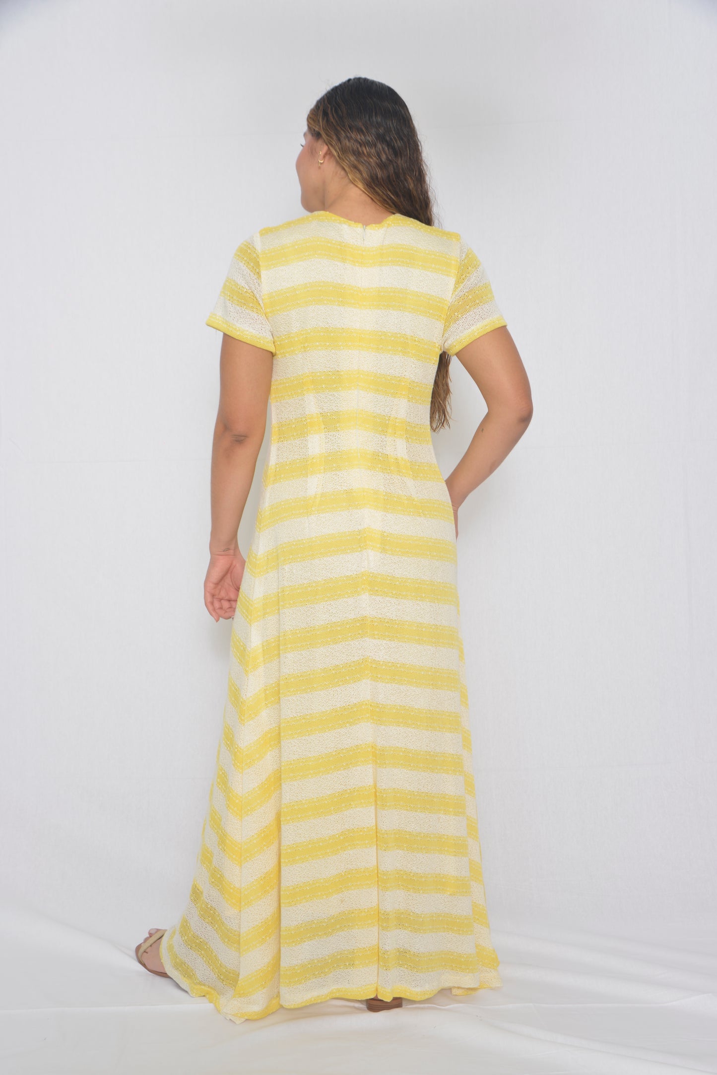 Vestido largo tejido