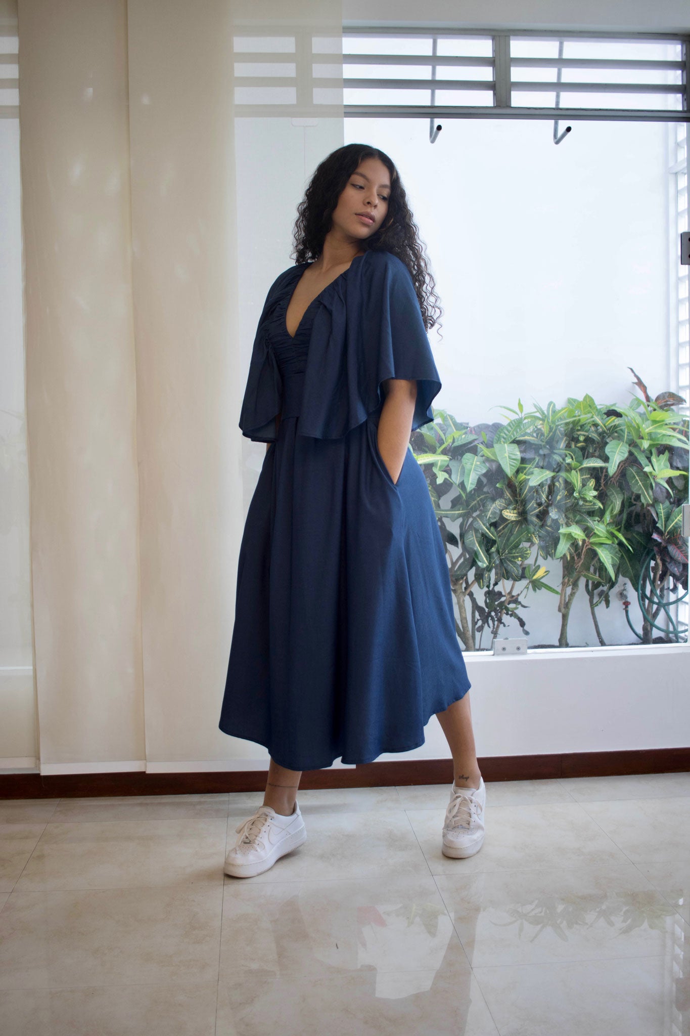 VESTIDO MANGAS