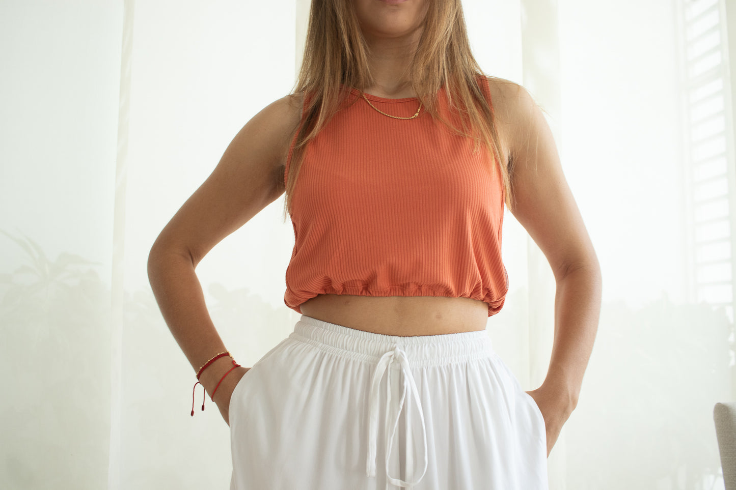 CROPTOP ANCHO RIB